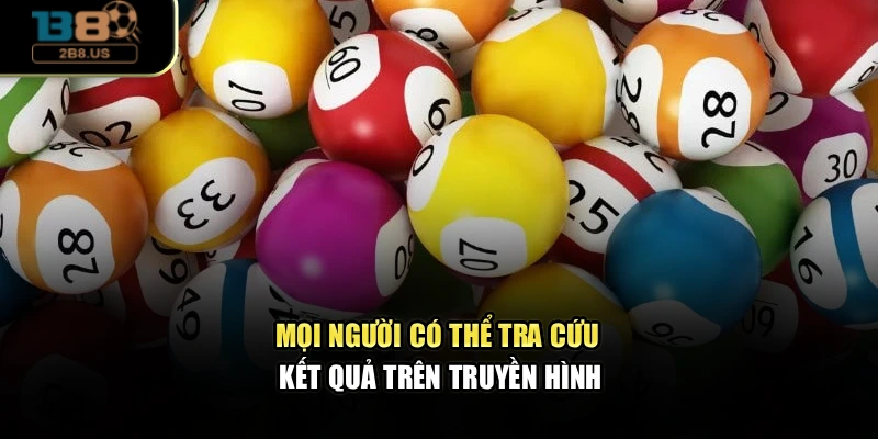 Mọi người có thể tra cứu kết quả trên truyền hình