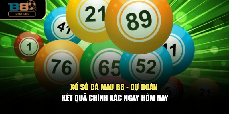 Xổ Số Cà Mau B8 - Dự Đoán Kết Quả Chính Xác Ngay Hôm Nay